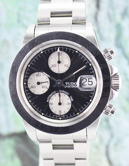 (image for) UNPOLISHED VINTAGE ROLEX/TUDOR OYSTER DATE CHRONOGRAPH / BIG BLOCK / 79180 / CERT